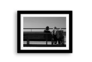 Chloé et son arrière-grand-mère-cadre caisse américaine